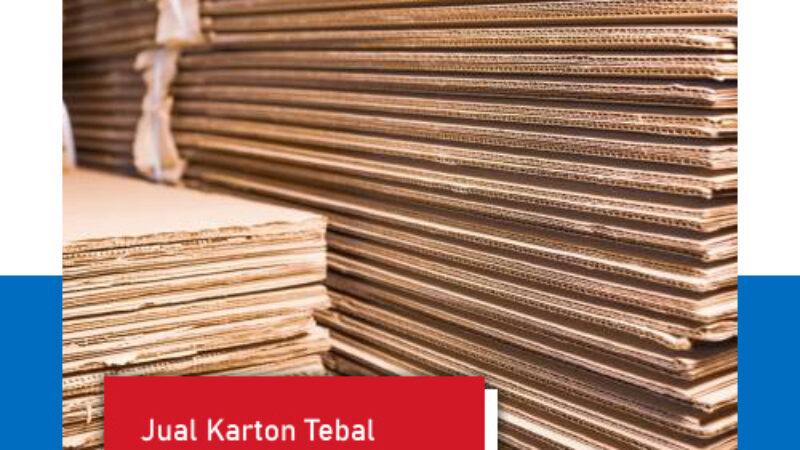 jual karton tebal coklat