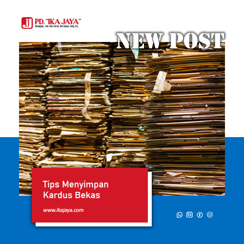 tips menyimpan kardus bekas